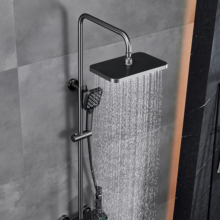 Brushed Gun Grey Shower Set suppliers