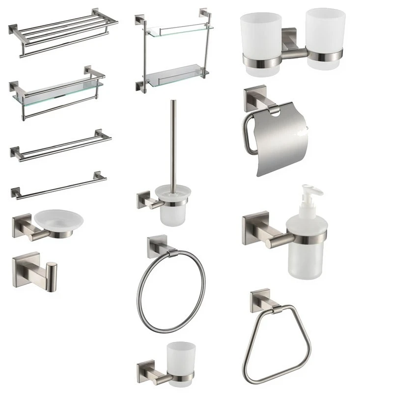 Square Brushed Nickel Towel Ring suppliers