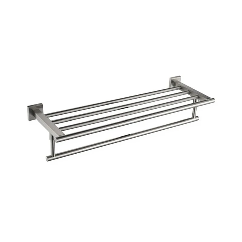 Square Brushed Nickel Towel Ring factory