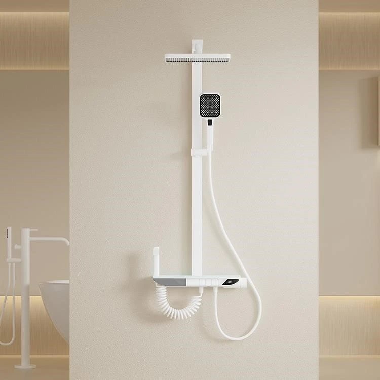 Square Tube Brass Shower Set suppliers